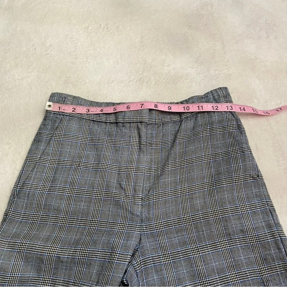 Tibi Cooper Prince Of Wales Checked Wool And Silk-blend Track Pants 28588 - Picture 6 of 15